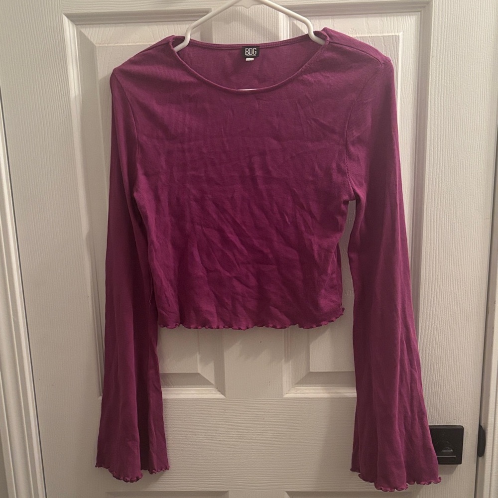 BDG long sleeve ribbed top